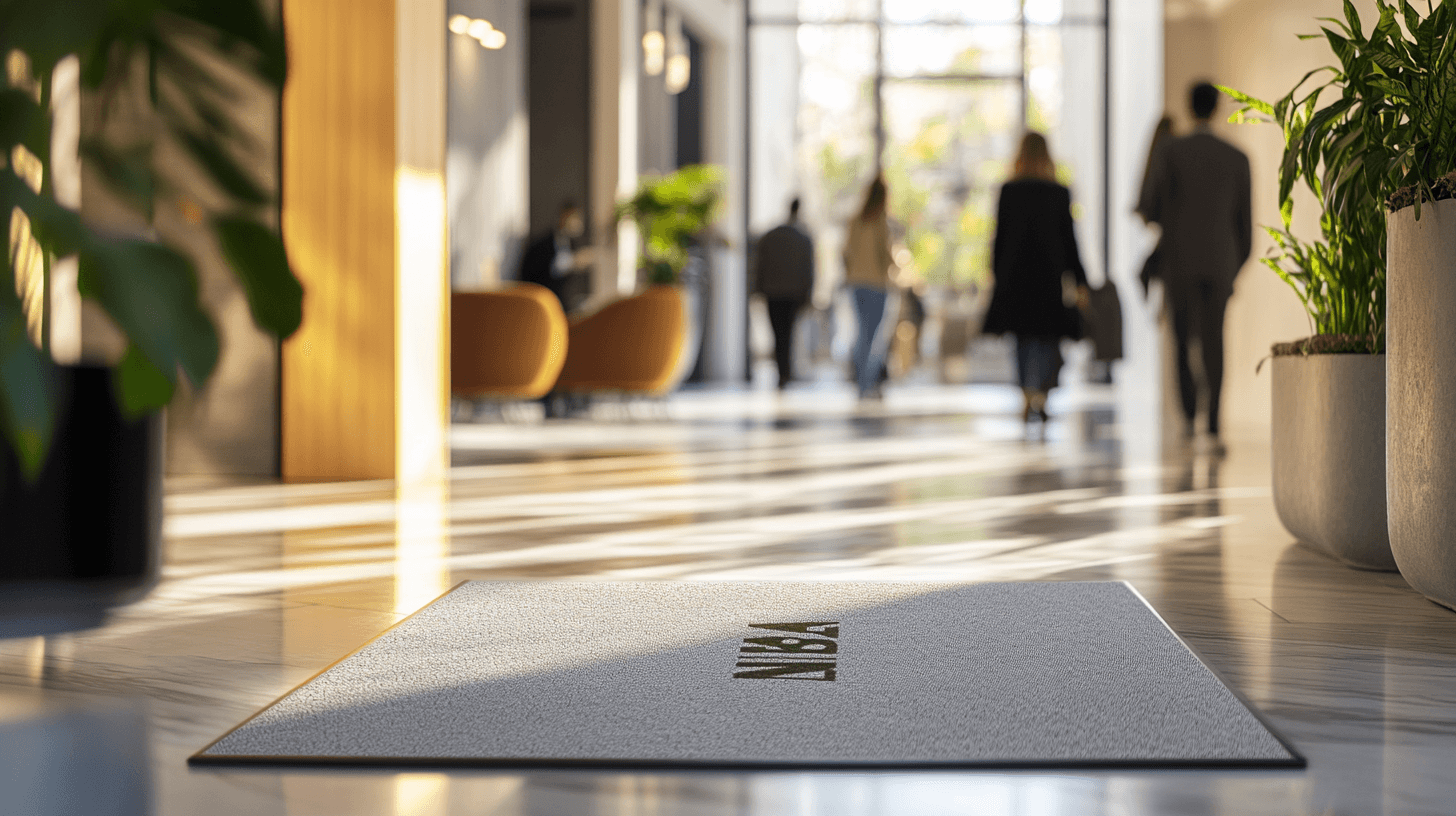 Tapis personnalisé : l’atout discret mais efficace pour votre branding