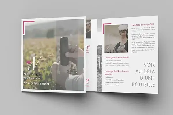 Brochure pour Wine Vision
